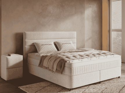 Boxspring met Opbergruimte - Horizon - Off-White