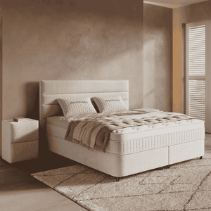 Boxspring met Opbergruimte - Horizon - Off-White