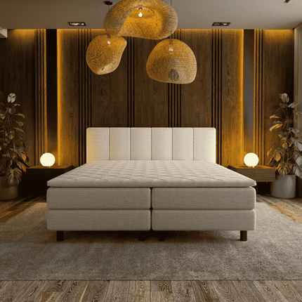 Boxspring Hotel - Wide - Beige