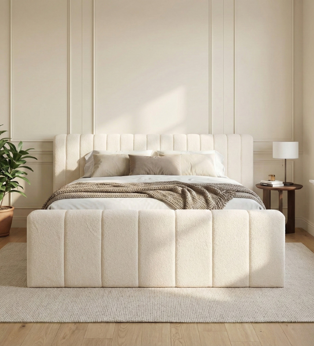 Boxspring Amour Rituals - Teddy - Crème