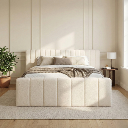 Boxspring Amour Rituals - Teddy - Crème