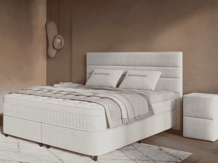 Boxspring met Opbergruimte - Horizon - Off-White