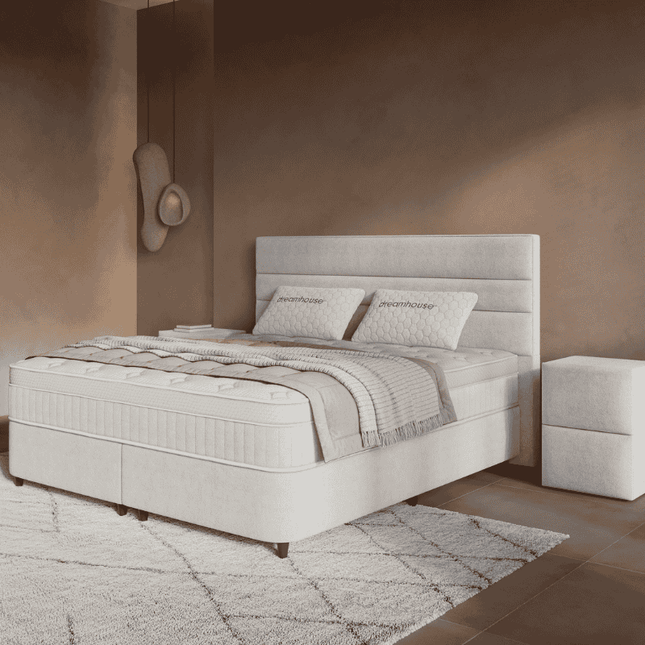 Boxspring met Opbergruimte - Horizon - Off-White