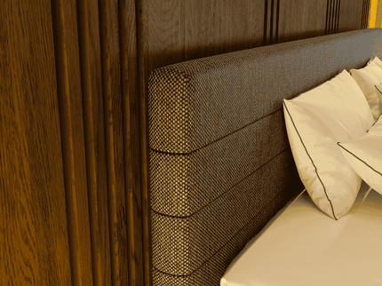 Boxspring Hotel - Straight - Antraciet