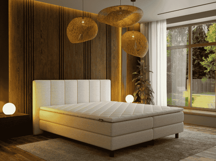 Boxspring Hotel - Wide - Beige