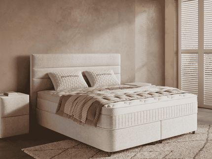 Boxspring met Opbergruimte - Horizon - Off-White