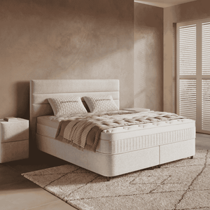 Boxspring met Opbergruimte - Horizon - Off-White