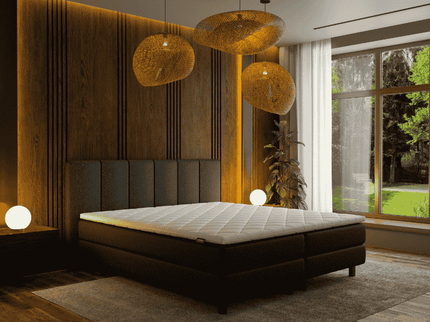 Boxspring Hotel - Wide - Zwart