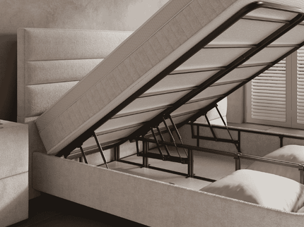 Boxspring met Opbergruimte - Horizon - Off-White
