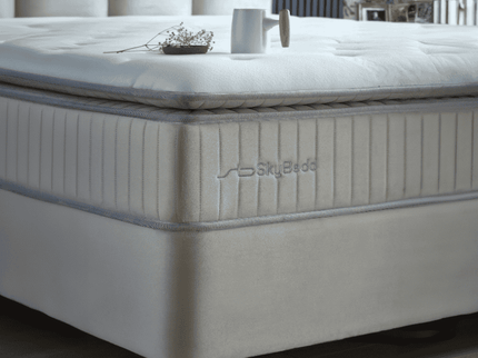 Boxspring met opbergruimte Birdybedd - Beige