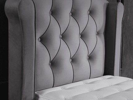 Boxspring met Opbergruimte - Aurora - Antraciet