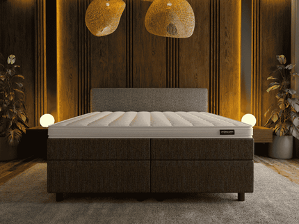 Boxspring met opbergruimte Hotel - Antraciet