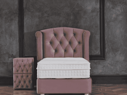 Boxspring met Opbergruimte - Aurora - Roze