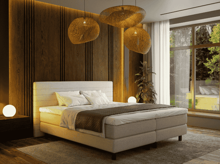 Boxspring Hotel - Straight - Beige