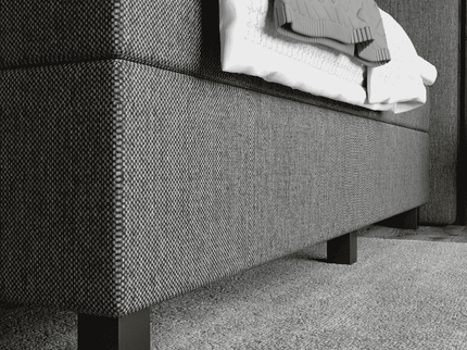 Boxspring Hotel - Wide - Antraciet