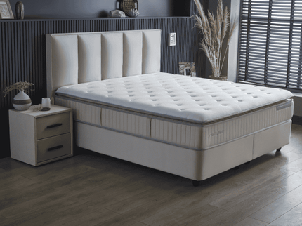Boxspring met opbergruimte Birdybedd - Beige