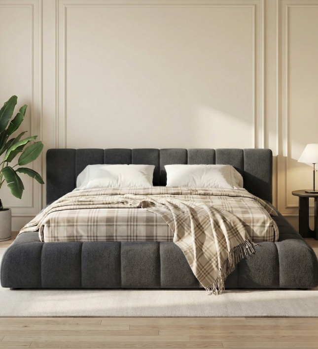 Boxspring Amour Iconic Teddy - Antraciet