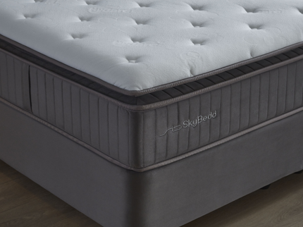 Boxspring met opbergruimte Birdybedd - Antraciet