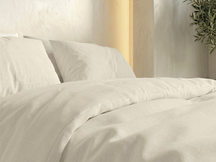 Dekbedovertrek Percale Katoen - Crème