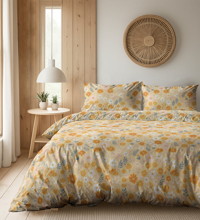 Dekbedovertrek Orange Flower
