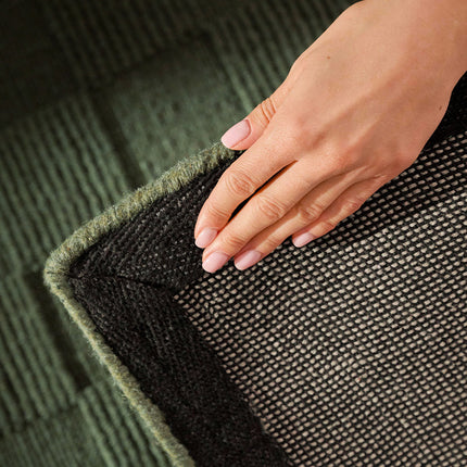 Wollen Vloerkleed Scala - Groen