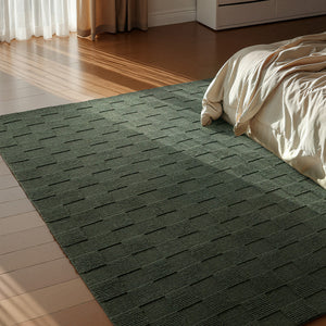 Wollen Vloerkleed Scala - Groen