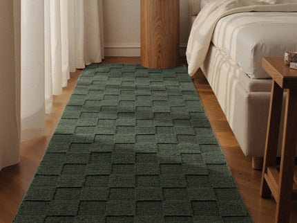 Wollen Vloerkleed Scala - Groen