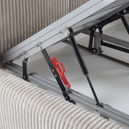 Boxspring met Opbergruimte - Salerno - Teddy Rib