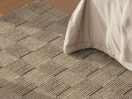 Wollen Vloerkleed Scala - Grijs / Beige