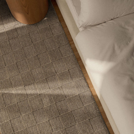 Wollen Vloerkleed Scala - Grijs / Beige