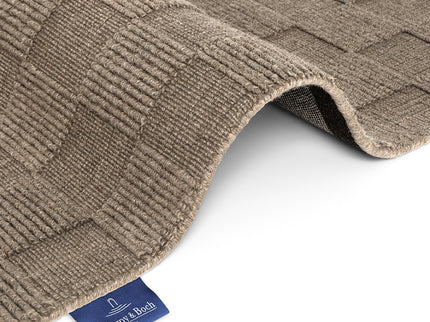 Wollen Vloerkleed Scala - Grijs / Beige