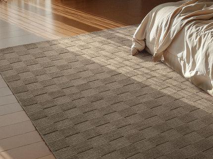 Wollen Vloerkleed Scala - Grijs / Beige