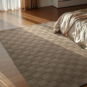 Wollen Vloerkleed Scala - Grijs / Beige