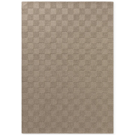 Wollen Vloerkleed Scala - Grijs / Beige