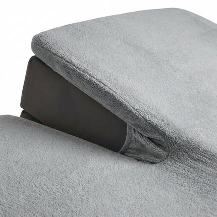 Splittopper Hoeslaken Teddy - Licht Grijs