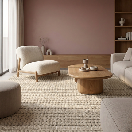 Ted Baker Vloerkleed Parker - Natuurlijk Wit