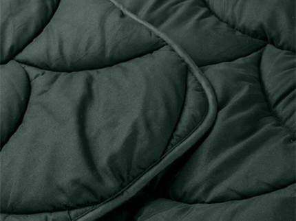 Lazy Dekbed & Dekbedovertrek in 1 - Uni - Donkergroen