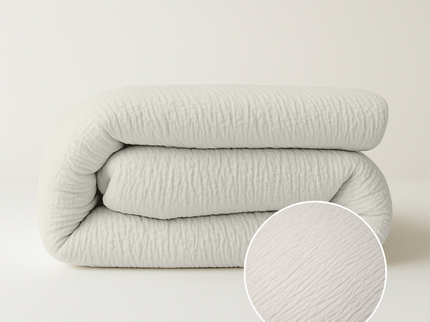 Easy Dekbed & Dekbedovertrek in 1 - Mousseline - Off White