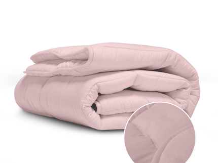 Easy Dekbed & Dekbedovertrek in 1 - Stone Washed - Roze