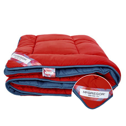 McGregor Lazy Dekbed Double Face - Rood / Navy - 200 x 200 cm