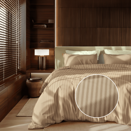 Dekbedovertrek Katoen-Satijn - Satijnstreep
