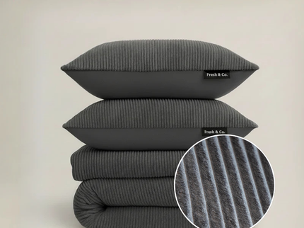 Dekbedovertrek Teddy Rib