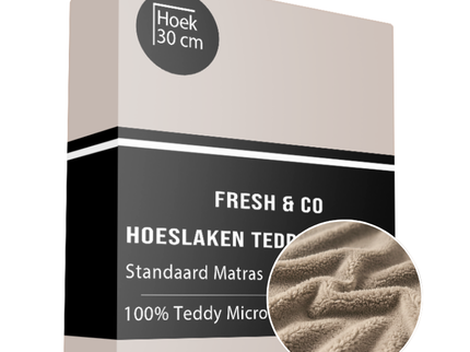 Hoeslaken Teddy - Taupe