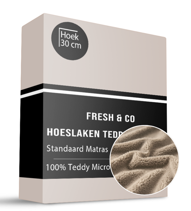 Hoeslaken Teddy - Taupe