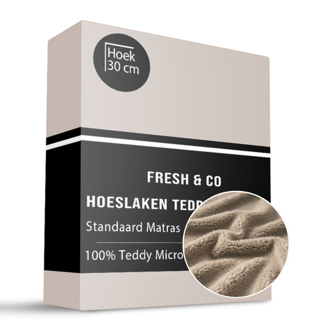 Hoeslaken Teddy - Taupe