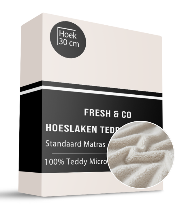 Hoeslaken Teddy - Off White