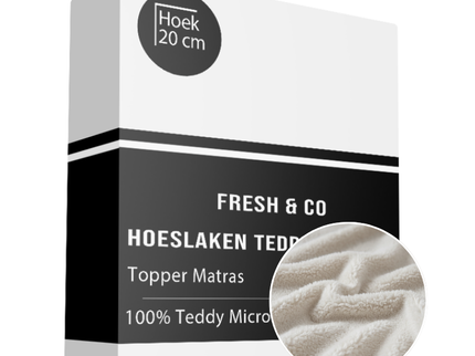 Topper Hoeslaken Teddy - Off White