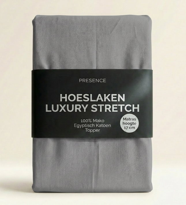 Topper Hoeslaken - Mako Jersey Katoen - Taupe