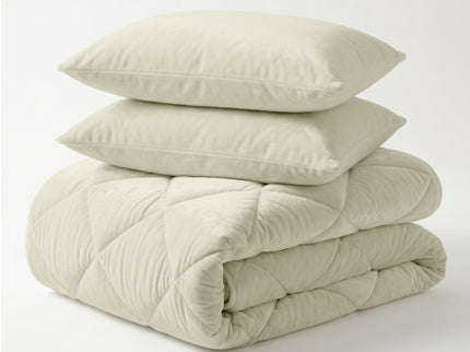 Easy Dekbed Zonder Overtrek - Velvet - Creme