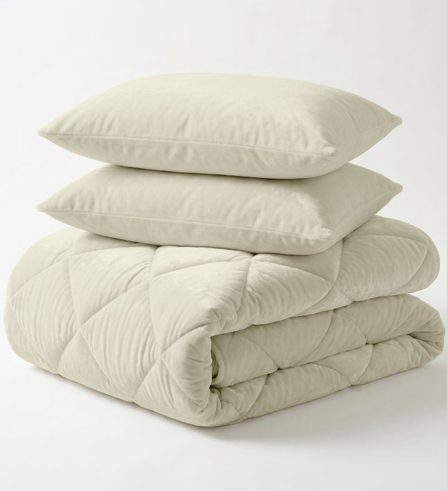 Easy Dekbed Zonder Overtrek - Velvet - Creme
